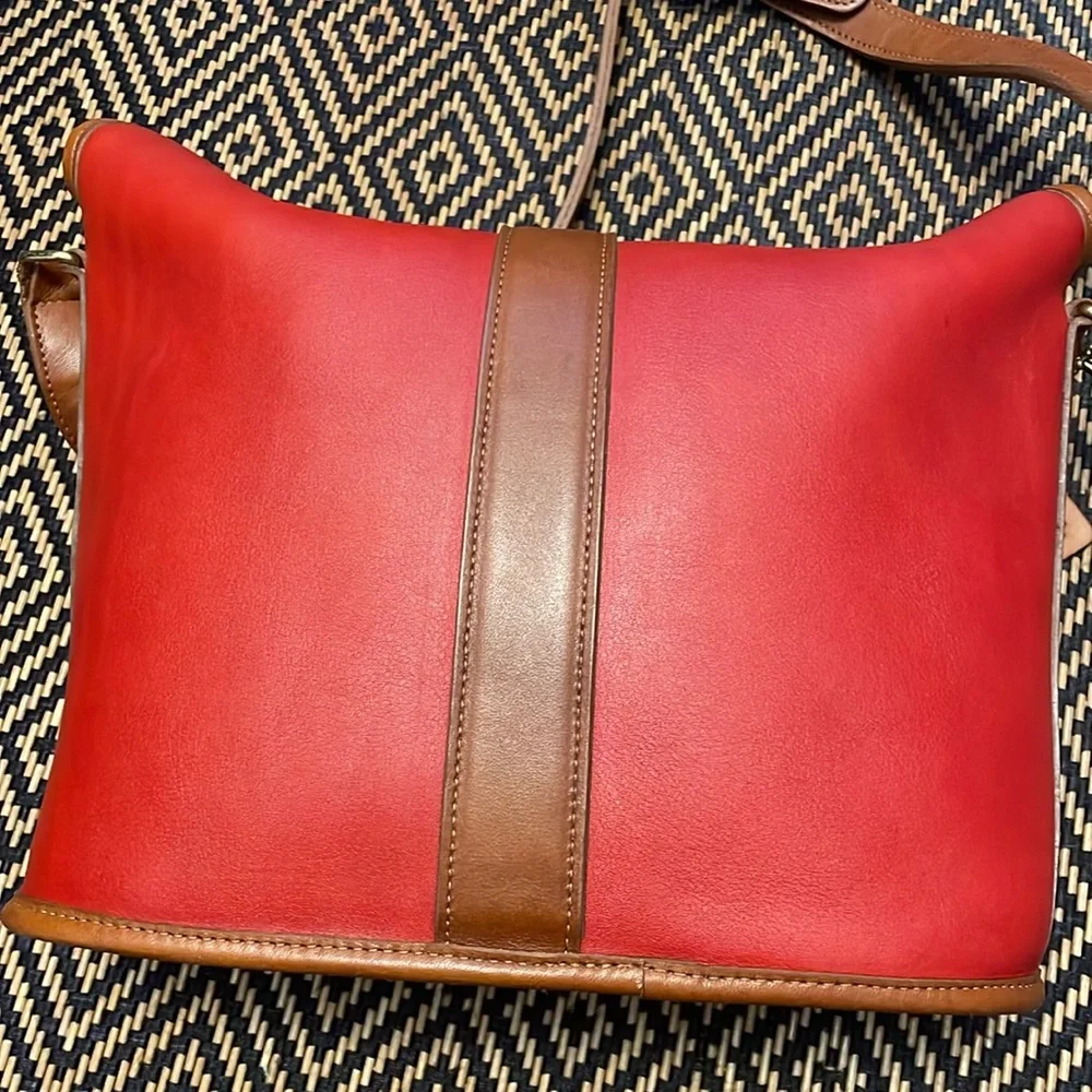 Vintage Coach Binocular Spectator 6853 (9853) RED WITH TABAC and brass - Picture 8 of 15